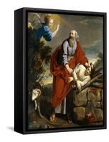 The Sacrifice of Isaac-Philippe De Champaigne-Framed Stretched Canvas
