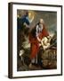 The Sacrifice of Isaac-Philippe De Champaigne-Framed Giclee Print