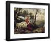 The Sacrifice of Isaac-Laurent de La Hyre-Framed Giclee Print