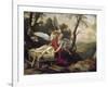 The Sacrifice of Isaac-Laurent de La Hyre-Framed Giclee Print