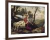 The Sacrifice of Isaac-Laurent de La Hyre-Framed Giclee Print