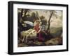 The Sacrifice of Isaac-Laurent de La Hyre-Framed Giclee Print