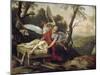 The Sacrifice of Isaac-Laurent de La Hyre-Mounted Giclee Print