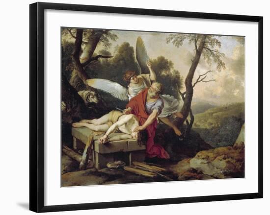 The Sacrifice of Isaac-Laurent de La Hyre-Framed Giclee Print