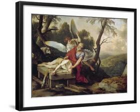 The Sacrifice of Isaac-Laurent de La Hyre-Framed Giclee Print