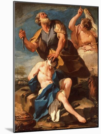 The Sacrifice of Isaac-Giovanni Battista Pittoni-Mounted Giclee Print