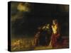 The Sacrifice of Manoah, 1641-Rembrandt van Rijn-Stretched Canvas