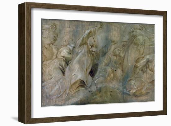 The Sacrifice of Noah, 17th Century-Peter Paul Rubens-Framed Giclee Print