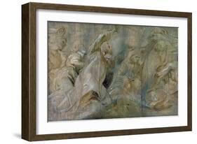 The Sacrifice of Noah, 17th Century-Peter Paul Rubens-Framed Giclee Print