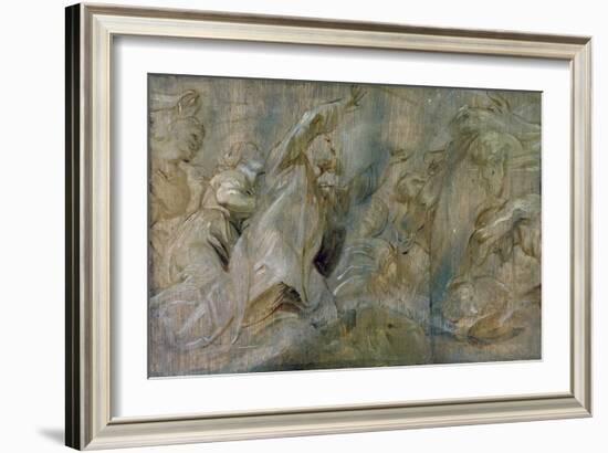 The Sacrifice of Noah, 17th Century-Peter Paul Rubens-Framed Giclee Print