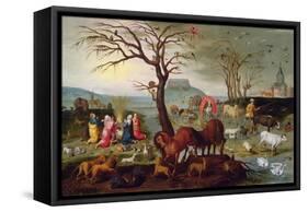 The Sacrifice of Noah-Jacob Bouttats-Framed Stretched Canvas