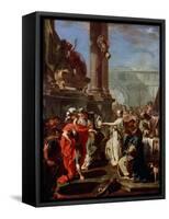 The Sacrifice of Polyxena, 1730s-Giovanni Battista Pittoni-Framed Stretched Canvas