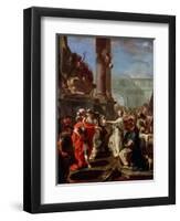 The Sacrifice of Polyxena, 1730s-Giovanni Battista Pittoni-Framed Giclee Print