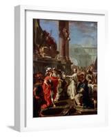 The Sacrifice of Polyxena, 1730s-Giovanni Battista Pittoni-Framed Giclee Print