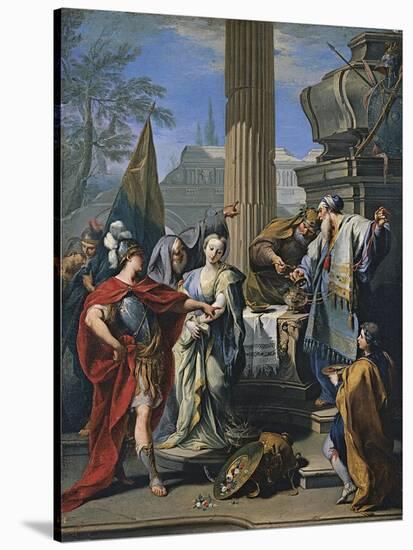 The Sacrifice of Polyxena-Giovan Battista Pittoni-Stretched Canvas