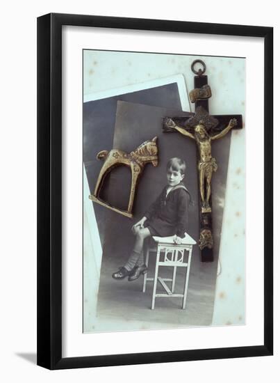 The Sacrifice-Den Reader-Framed Photographic Print