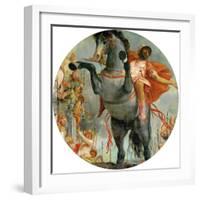 The Sacrificial Death of Marcus Curtius, C.1550-2-Veronese-Framed Giclee Print