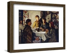 The Saffron Cake, 1920 (Oil on Canvas)-Stanhope Alexander Forbes-Framed Giclee Print