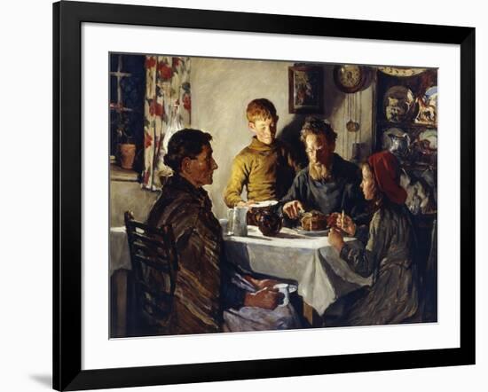 The Saffron Cake, 1920 (Oil on Canvas)-Stanhope Alexander Forbes-Framed Giclee Print