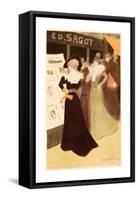 The Sagot Address, French, 1874 1907, 1898, Colored Lithograph-Georges Bottini-Framed Stretched Canvas