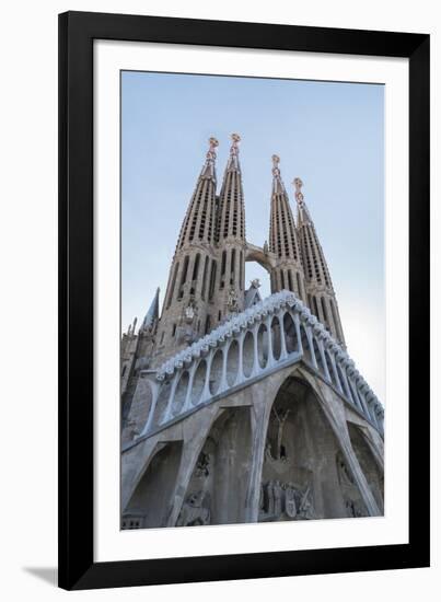 The Sagrada Familia, UNESCO World Heritage Site, Barcelona, Catalonia, Spain, Europe-Angelo Cavalli-Framed Photographic Print