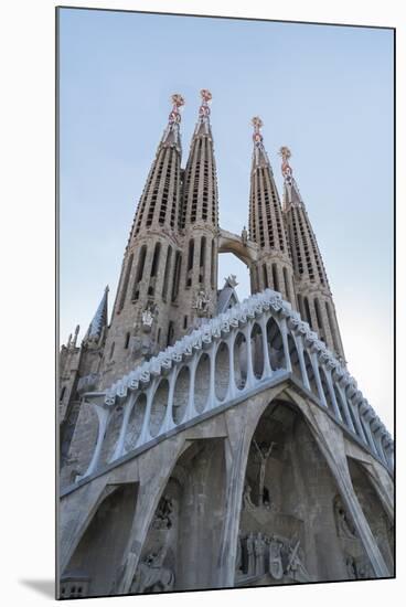 The Sagrada Familia, UNESCO World Heritage Site, Barcelona, Catalonia, Spain, Europe-Angelo Cavalli-Mounted Photographic Print