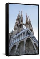 The Sagrada Familia, UNESCO World Heritage Site, Barcelona, Catalonia, Spain, Europe-Angelo Cavalli-Framed Stretched Canvas