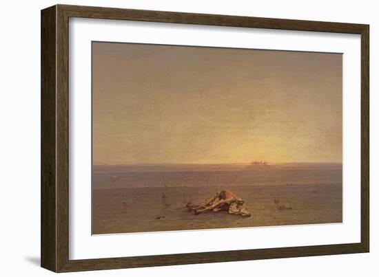 The Sahara Or, the Desert, 1867-Gustave Guillaumet-Framed Giclee Print