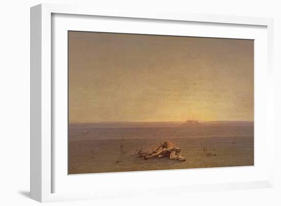 The Sahara Or, the Desert, 1867-Gustave Guillaumet-Framed Giclee Print