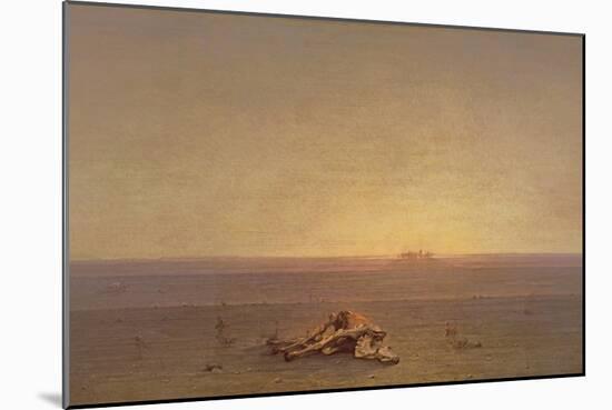 The Sahara Or, the Desert, 1867-Gustave Guillaumet-Mounted Giclee Print