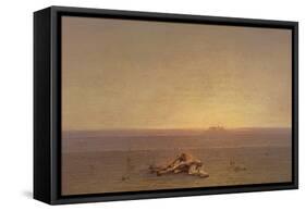 The Sahara Or, the Desert, 1867-Gustave Guillaumet-Framed Stretched Canvas