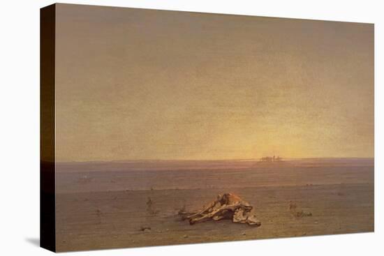 The Sahara Or, the Desert, 1867-Gustave Guillaumet-Stretched Canvas
