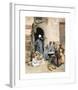 The Sahleb Vendor-Ludwig Deutsch-Framed Premium Giclee Print