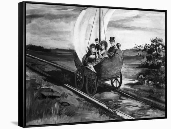 The Sail Car-null-Framed Stretched Canvas