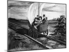 The Sail Car-null-Mounted Giclee Print