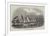 The Sailing Match Off Greenwich-null-Framed Giclee Print