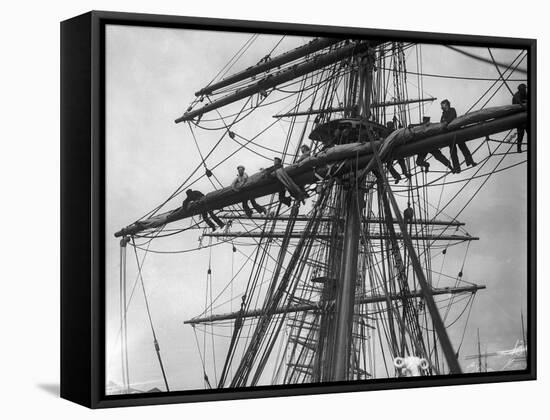 The Sailing Ship the Terra Nova-null-Framed Stretched Canvas