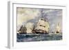 The Sailing Training Squadron, 1899-Charles Edward Dixon-Framed Giclee Print