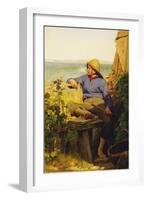 The Sailor, 1874-Carl Bloch-Framed Giclee Print