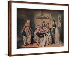 The Sailor's Orphans: or The Young Ladies' Subscription, 1800, (1919)-William Ward-Framed Giclee Print