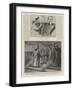 The Sailor's Parrot, a Beggar to Think, Receiving an Address at the New Medical Hall at Montreal-Sydney Prior Hall-Framed Giclee Print