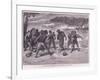 The Sailors Quarrel Near Bayonne Ad 1292-Francois Edouard Zier-Framed Giclee Print