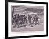 The Sailors Quarrel Near Bayonne Ad 1292-Francois Edouard Zier-Framed Giclee Print