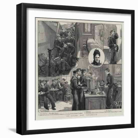 The Sailors Rest Portsmouth-Charles Joseph Staniland-Framed Giclee Print