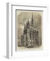 The Saint Chapelle, Paris, Restored-null-Framed Giclee Print