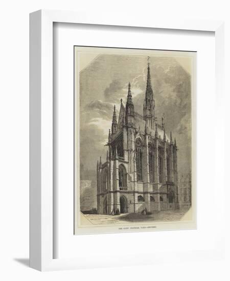 The Saint Chapelle, Paris, Restored-null-Framed Giclee Print