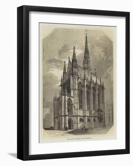 The Saint Chapelle, Paris, Restored-null-Framed Giclee Print