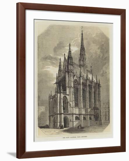 The Saint Chapelle, Paris, Restored-null-Framed Giclee Print