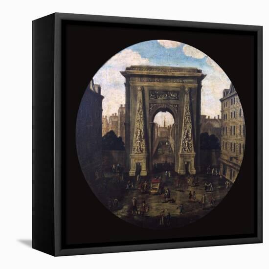 The Saint-Denis Gate, Paris, 17th Century-null-Framed Stretched Canvas