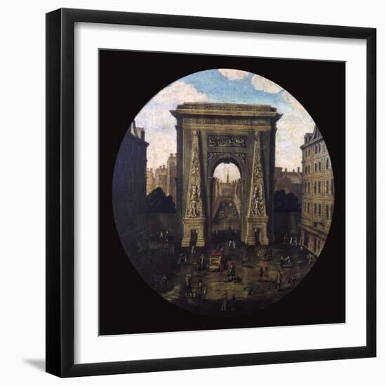 The Saint-Denis Gate, Paris, 17th Century-null-Framed Giclee Print